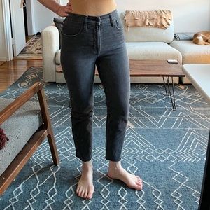 MADEWELL the perfect vintage jean crop size 26
